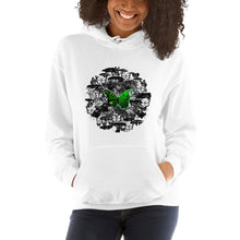 Load image into Gallery viewer, Unisex Hoodie butterflies