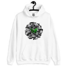 Load image into Gallery viewer, Unisex Hoodie butterflies