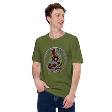 Load image into Gallery viewer, Unisex t-shirt The skull and the snake