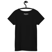 Load image into Gallery viewer, Women’s basic organic t-shirt skull hipster