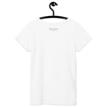 Load image into Gallery viewer, Women’s basic organic t-shirt skull hipster