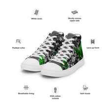 Load image into Gallery viewer, Women’s high top canvas shoes
