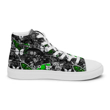 Load image into Gallery viewer, Women’s high top canvas shoes