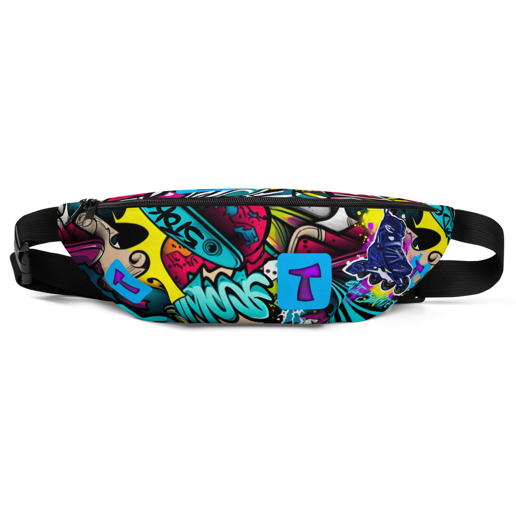 Graffitied Fanny Pack