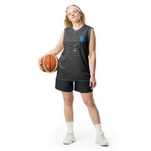 Φόρτωση εικόνας στο εργαλείο προβολής Συλλογής, Graffitied Recycled unisex basketball jersey
