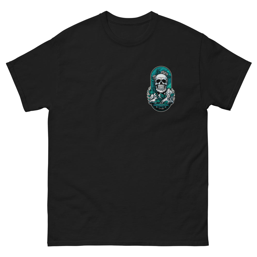 Men's classic tee skull on the slopes ski and snowboard