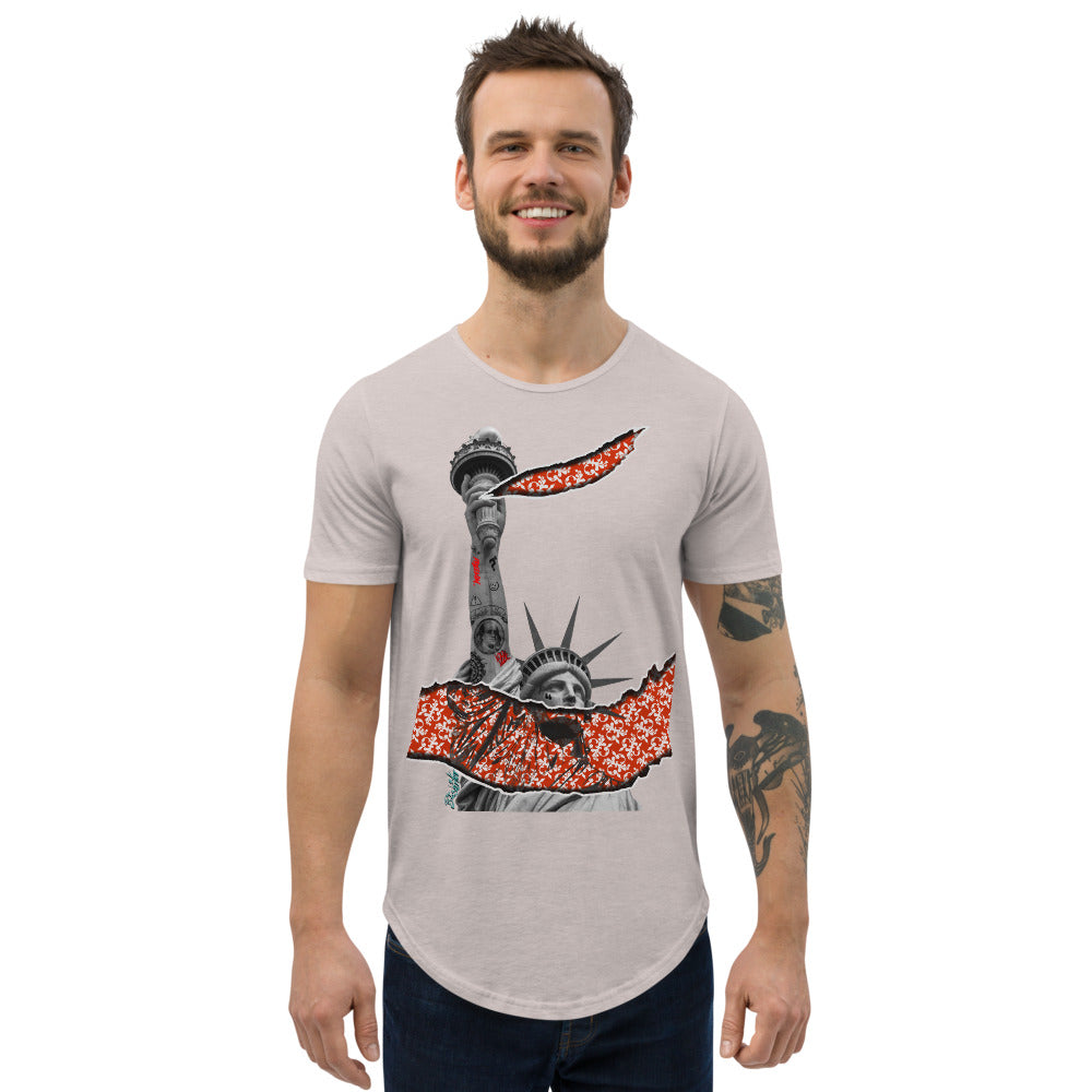 Men's Curved Hem T-Shirt