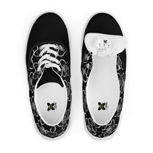 Φόρτωση εικόνας στο εργαλείο προβολής Συλλογής, Men’s lace-up canvas shoes skate - skull
