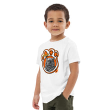 Load image into Gallery viewer, Organic cotton kids t-shirt meow
