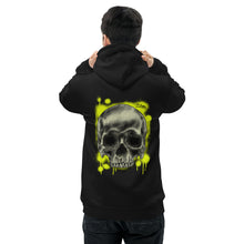Load image into Gallery viewer, Unisex essential eco hoodie skull and spraypaint
